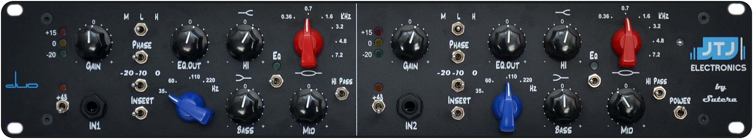 ‘DUO’ two channel studio preamp by Sutera
